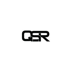 qsr letter original monogram logo design