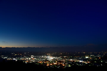 町の夜景