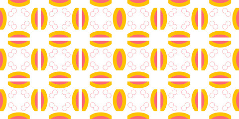 simple seamless pattern in retro style wallpaper texture for your design