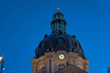 clock tower of the church
