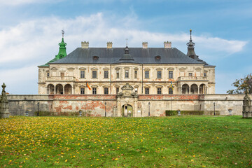 Pidhirtsi Castle is a residential castle-fortress located in the village of Pidhirtsi in Lviv region, Ukraine. Palace with bastion fortifications.