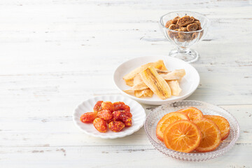 いろいろなドライフルーツ