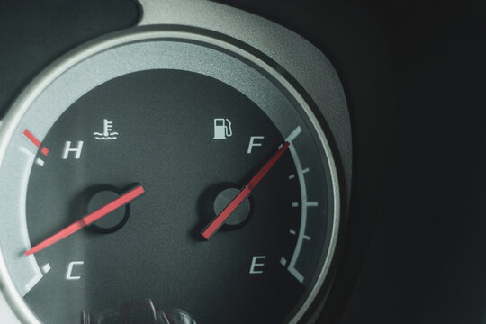 speedometer and fuel gauge