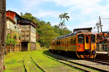  Jingtong Station, Pingxi Railway line, a popular destination in New Taipei City Taiwan
