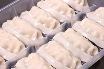 生の水餃子　パック入り