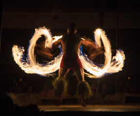 Fire Dancer, Luau, Kauai, Hawaii