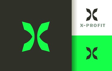 Initial X butterfly logo company, logo vector template design. Ready to use, easy for edit.