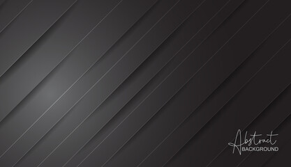 Abstract background with 3d stripe lines theme