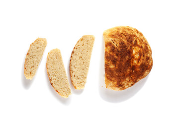 Homemade round bread