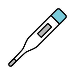Digital thermometer vector icon 体温計のアイコン