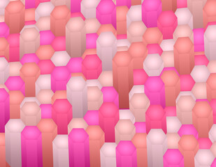 background with geometric pattern illustration for decoration in gradient pink colors