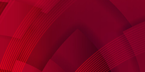 Abstract red background with wave curve stripe lines. Modern luxury futuristic technology background vector illustration. 