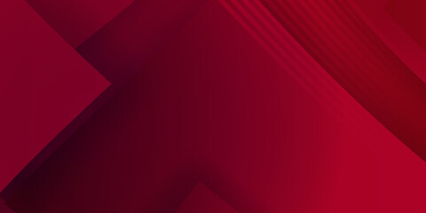 Obraz premium Abstract red background with wave curve stripe lines. Modern luxury futuristic technology background vector illustration. 