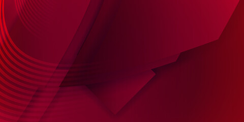 Fototapeta premium Abstract luxury red background with modern concept for futuristic technology business