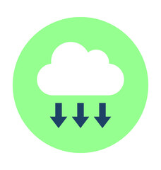 Cloud Network Vector Icon