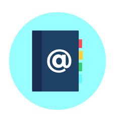 Address Book Vector Icon