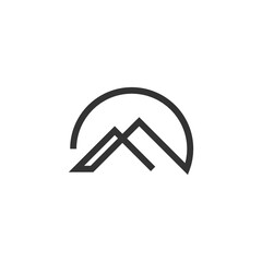 Real Estate geometric unique for logo icon graphic