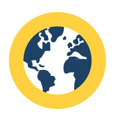 Worldwide Vector Icon