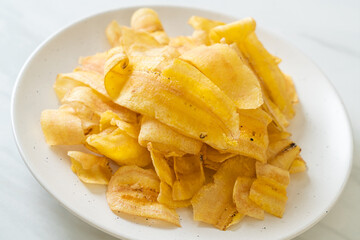 Banana Chips - fried or baked sliced banana