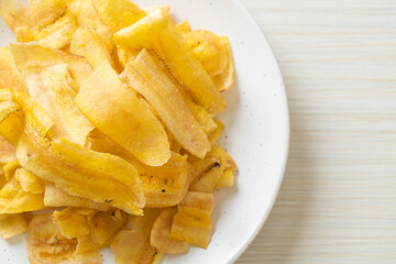 Banana Chips - fried or baked sliced banana