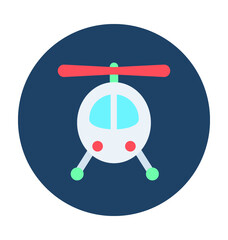 Helicopter Vector Icon