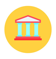 Court Building Vector Icon