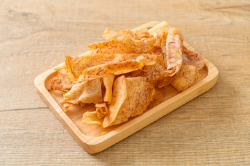 Taro Chips - fried or baked sliced taro