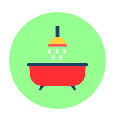 Bathtub Vector Icon