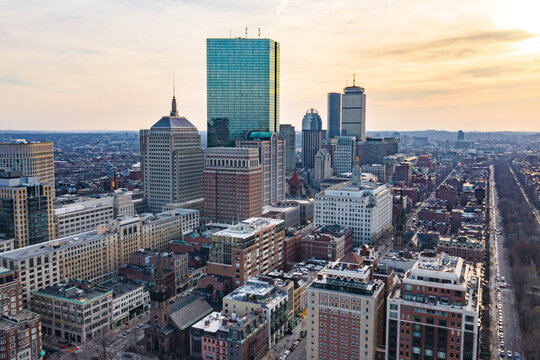Boston City Skyline