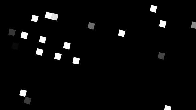 Pixelated Element 5 video set Pack Pattern Luma or Alpha Mattes Channel. Transition Black and White Masks Templates for Editing Footages Motion Graphic Background 4K Animation. for CGI Editing, VFx.