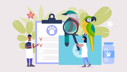 Veterinary science concept