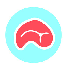 Steak Vector Icon
