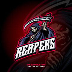Reaper Mascot Logo Template
