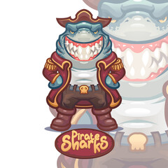sharks Mascot Illustration
