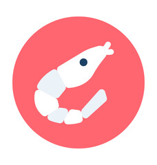 Shrimp Vector Icon