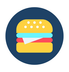 Burger Vector Icon 