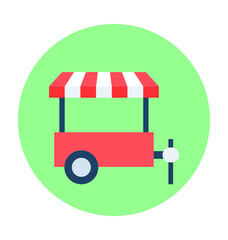 Food Truck Vector Icon