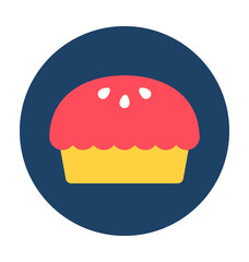 Pie Vector Icon