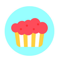 Muffin Vector Icon