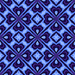 Geometric vector pattern with triangular elements. Seamless abstract ornament for wallpapers and backgrounds. 