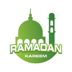 ramadan kareem vector , muslim logo