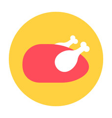 Roast Vector Icon