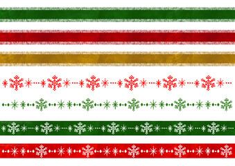 Obraz premium クリスマス素材 ライン