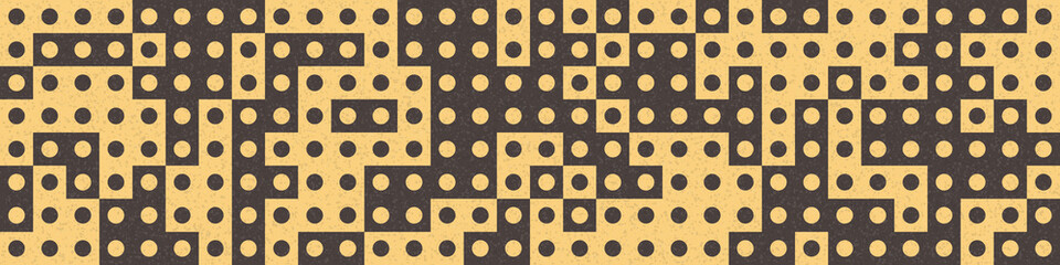 Abstract Geometric Pattern generative computational art illustration