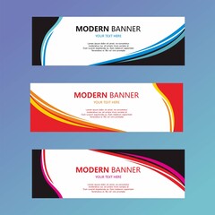 Fototapeta premium Modern banner template 