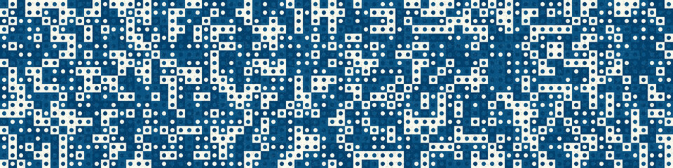 Abstract Geometric Pattern generative computational art illustration