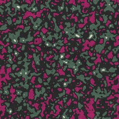 Seamless funky grungy pattern motif for print. High quality illustration. Non print of weird textured dabs of color on paper texture. For surface design printing or any sort.