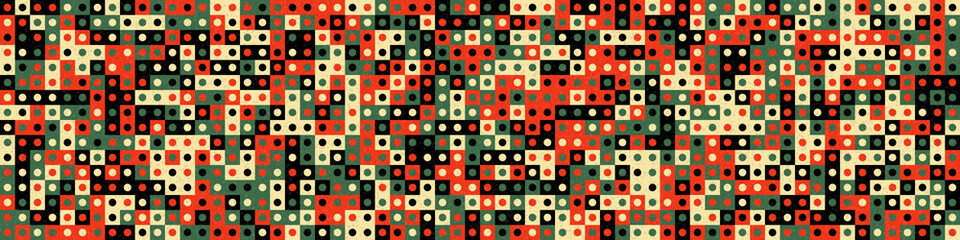 Abstract Geometric Pattern generative computational art illustration