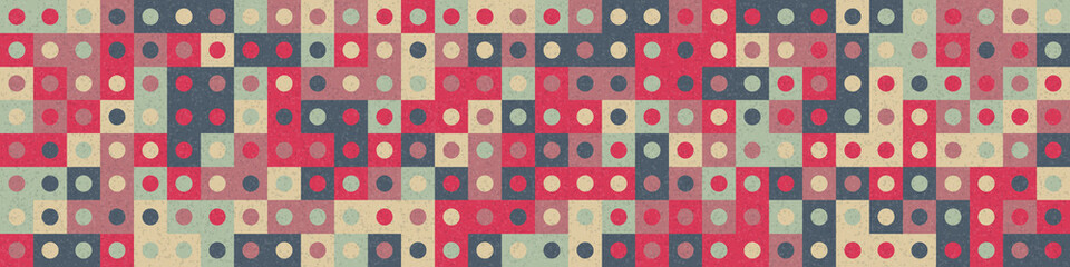 Abstract Geometric Pattern generative computational art illustration