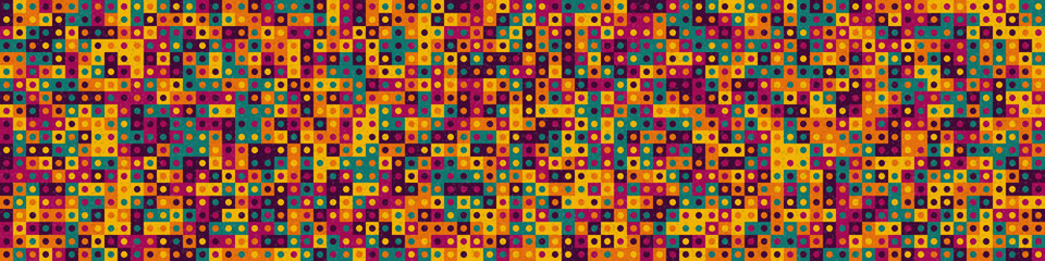 Abstract Geometric Pattern generative computational art illustration